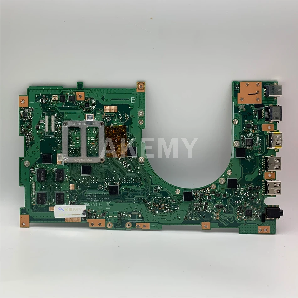 Q502LA I5 5200 процессор 4 Гб материнская плата REV2.0 для For Asus Q502 Q502L Q502LAB ноутбука 60NB01F0 MB6010