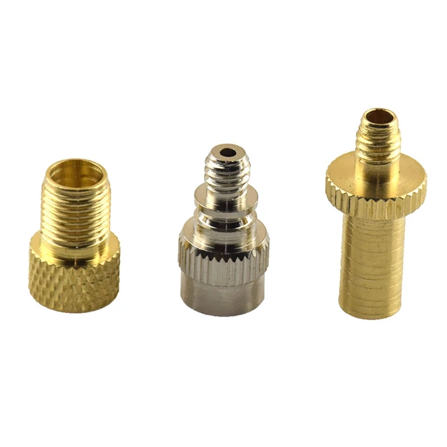 Adaptateur de Valve Presta en laiton 3x, convertisseur Schrader