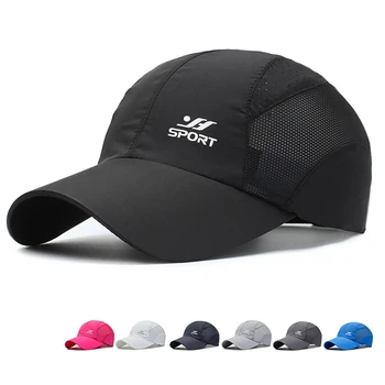 

Summer Fashion Baseball Cap Waterproof Breathable Mesh Hat Outdoor Sports Golf Running Cap Sunscreen Visor Duck Tongue Hat