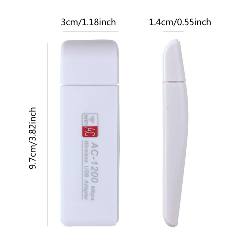 1200 Мбит/с Беспроводные Usb сетевые карты 11Ac двухдиапазонный 2,4G/5,8 ГГц Wifi Usb адаптер карта Usb 3,0 для Гигабитного маршрутизатора