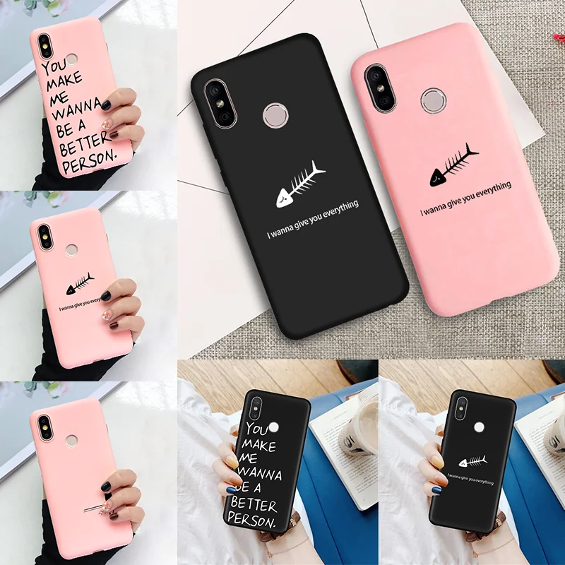 

Fashion Couples Matte Case For Xiaomi Redmi Note 7 6 5 Pro 5A 4X S2 K20 Mi 9T Pro 9 SE A1 A2 5X 6X A2 8 Lite Pocophone F1 Covers