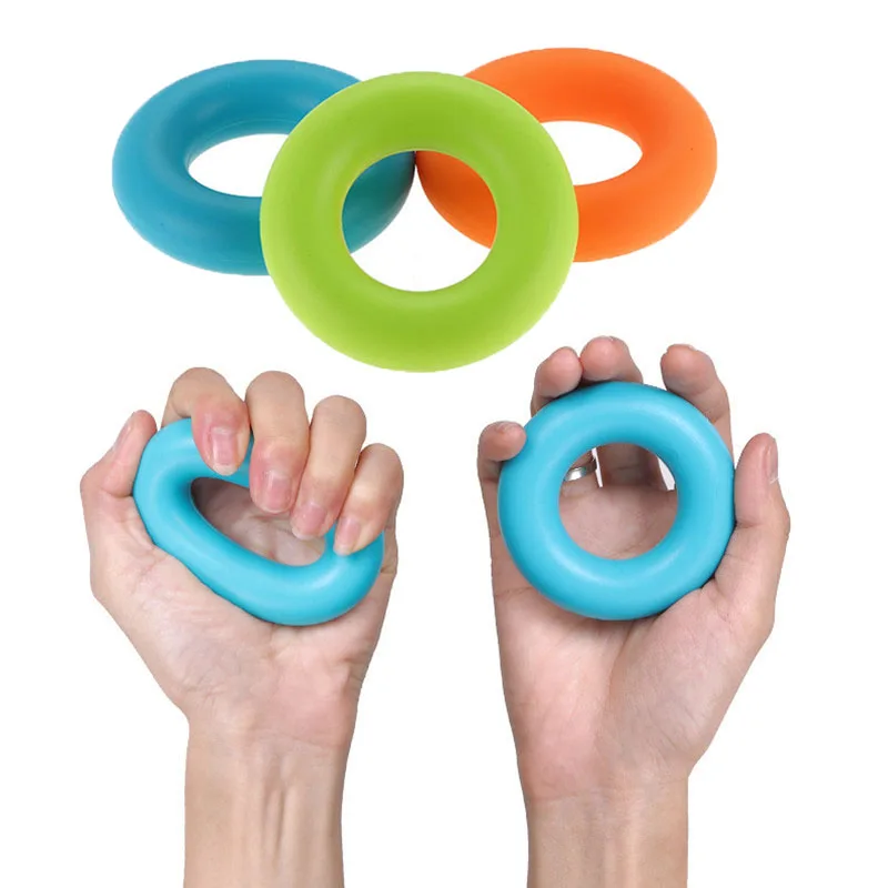 

Silicone O Hand Gripper Grip Ring Hand Resistance Band Finger Stretcher Exercise for Forearm Wrist Training Hand Expander