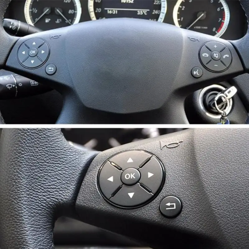 

Steering Wheel Buttons Music Radio Car Car Navigation Accessories GPS Wireless DVD Left Right Remote Control For Benz W204 W212