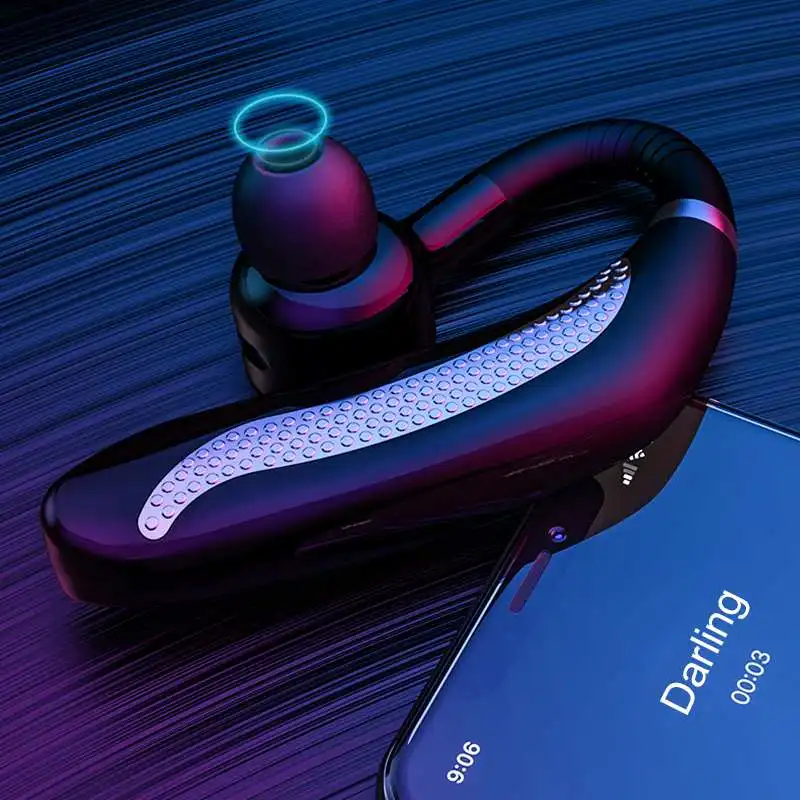 Bluetooth наушники, стерео шумоподавление, bluetooth 5,0, гарнитура, водонепроницаемые, свободные руки, наушники с микрофоном для Iphone, для бизнеса