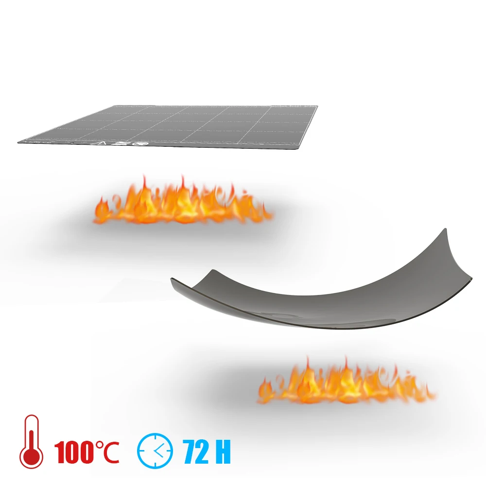 MK3 пружинная стальная пластина платформа 254*241 мм heatкровать 3d принтер платформа+ PEI лист 3d принтер части для I3 MK3 MK3S Hotbed стикер