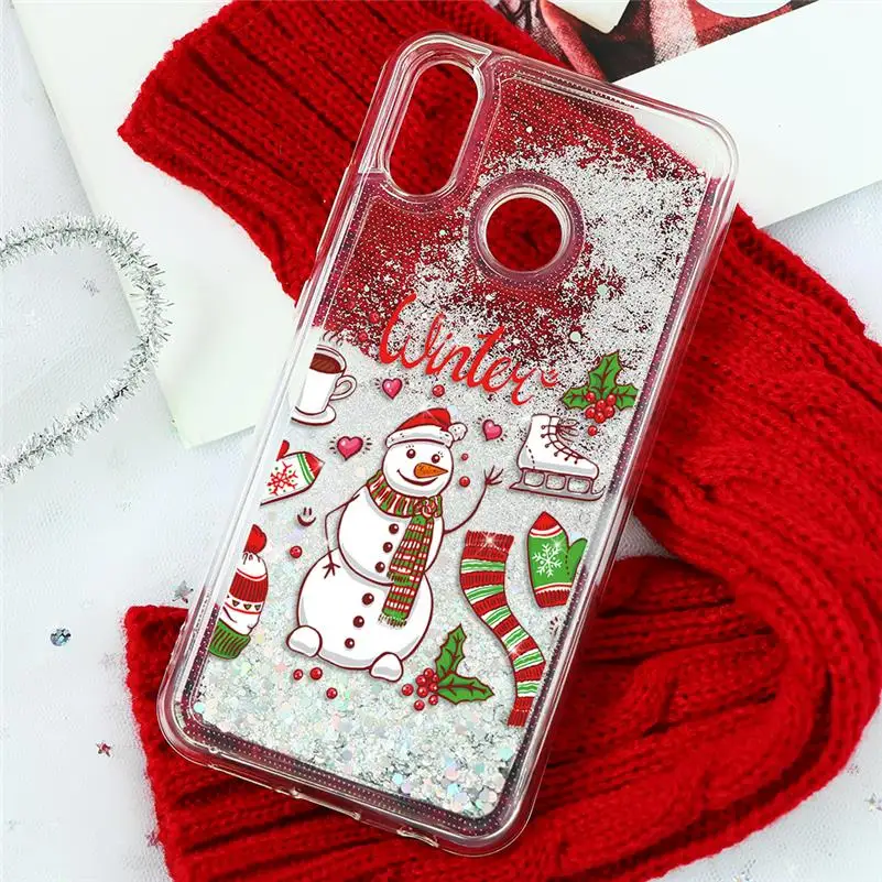 sdwinter Рождество, мягкий чехол для huawei Honor 8X 8C 7A 9 вид 10 Lite 20 P20 P30 P10 Коврики 10 20 Lite Pro Nova 3 3i 4 Y9 крышка - Цвет: sdwinter