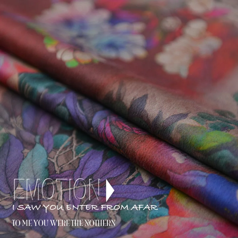 40 мм плотный атлас Xiangyun пряжа шелк фиброин креп сатин Шелковый женский халат платье высокого качества модная дизайнерская ткань