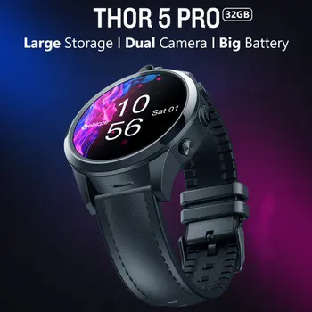 

2020 Hot Zeblaze THOR 5 PRO Smart Watch Heart Rate Video Calls Speed Monitor GPS Sports Tracking 4G LTE SmartWatch
