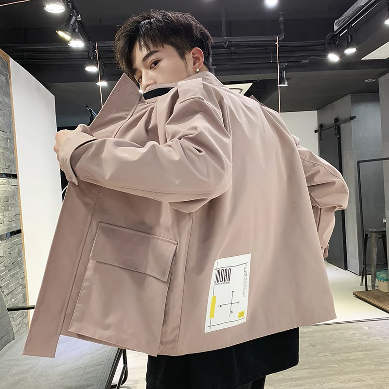 

Jacket 2020 Spring New Pattern Fashion Easy Work Clothes bomber Leisure Tide Loose Coat windbreaker hip hop Free