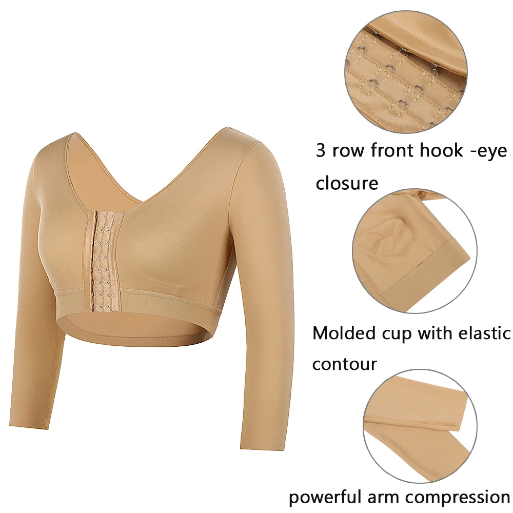 Body Shaper Women slimming Arm Sculpting Corset Back Shoulder Corrector Post-op Bra Shapewear