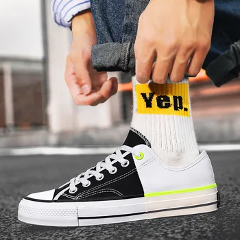 

New Couples vulcanized shoes low-top canvas shoes board shoes students tide shoes men's shoes Mens Casual Shoes Feminino Zapatos
