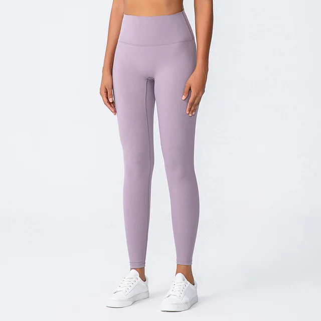 Lulu Quality Leggings Sport Women Fintess Tight High Waist Yoga Pant Butter Soft Gym Clothe 100%squat Proof Compression Athletic Dove