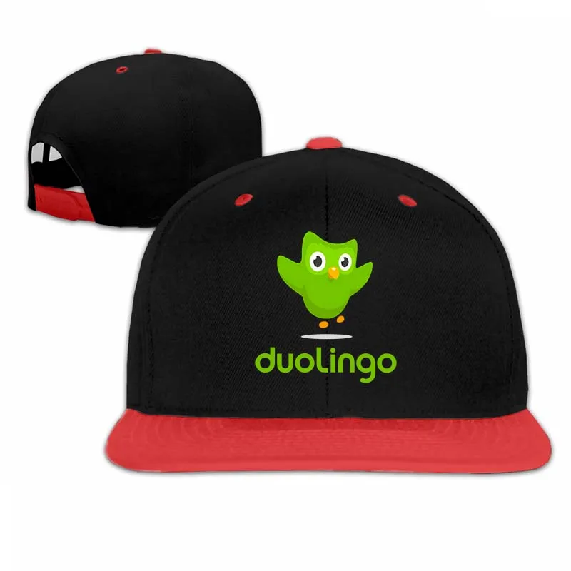 Duolingo бейсболка с логотипом для мужчин и женщин, бейсболки, модная Регулируемая Кепка - Цвет: 5-Red