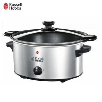 

Slow Cookers Russell Hobbs 22740-56 Home Appliances Kitchen Appliance Cooking steamer double boiler Slow cooker with roasting function Cook@Home black stew Aluminium Alloy Ceramic