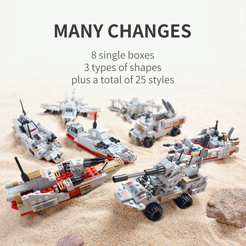 Lego Technic bateaux de la marine et avions de l'armée