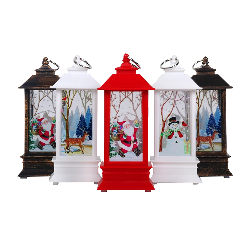 Cyuan Merry Christmas светодиодный светильник для чайных свечей, украшения для рождественского стола, украшение для дома, Рождественский фонарь, подвески, Декор Санта-Клауса