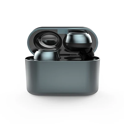 Black Беспроводные наушники TWS 8D стерео Bluetooth 5,0 гарнитура с шумоподавлением водонепроницаемые наушники с зарядным устройством с микрофоном - Цвет: Black
