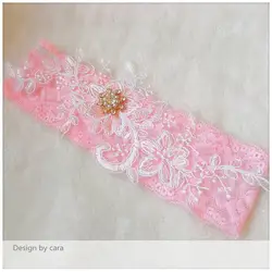 Румяна розовая подвязка Keepsake only винтажная вдохновленная Свадебная подвязка со стразами Кружевная подвязка