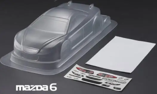 1/10 RC автомобиль прозрачное тело 190 мм NNissan S13 S15 GTR34 35 180SX RX8 RX7 дрейф местности - Цвет: Mazda 009
