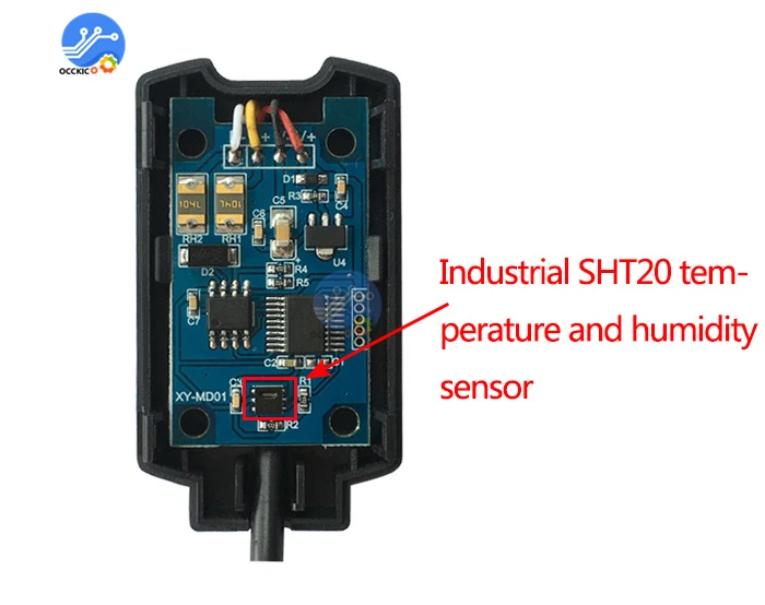 SHT20 датчик температуры и влажности Modbus RS485 с защитой от молнии совместим