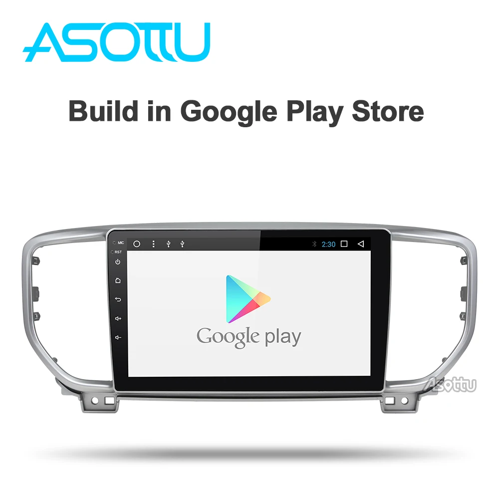 Asottu KI606 android 9 0 Автомобильный dvd плеер для KIA sportage 4 2018 2019 gps навигация автомобильный