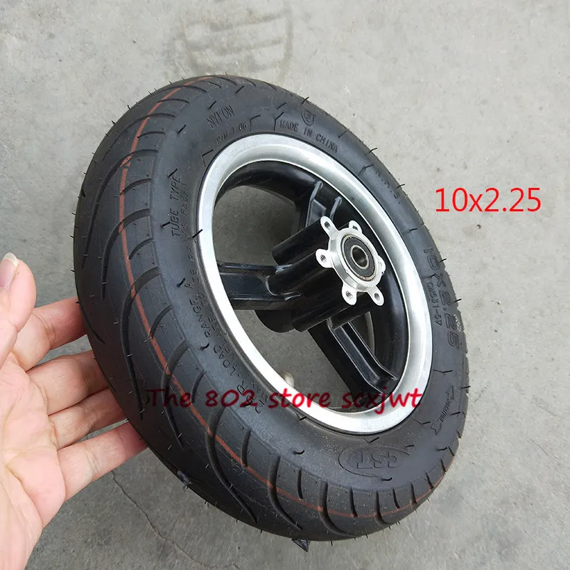 Высокое качество 10 дюймов колеса tyre10X2.25 шины со ступица из алюминиевого сплава рама 10*2,25 колеса для электрического скутера мини-велосипеда