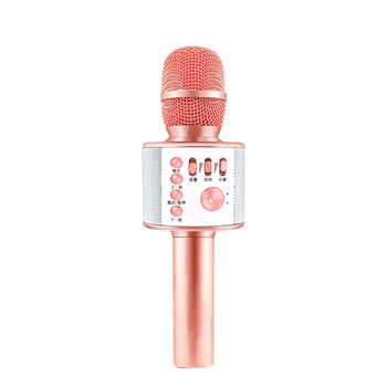 

Fashion Bluetooth Karaoke Microphones Portable Wireless Handheld Microphone For Music Playing Singing Speaker Player