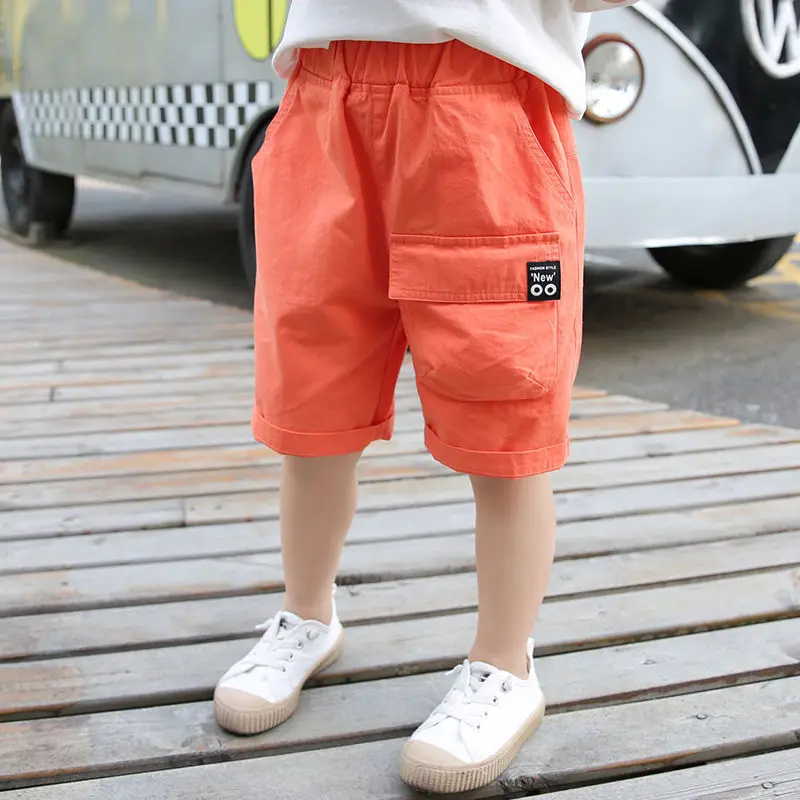 2024 Summer Boys Cool Casual Sports Cotton Shorts