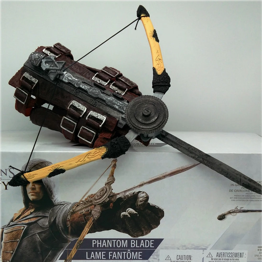 

Assassins Creed Hidden Blade Sleeve sword Action Figure Hidden Blade Edward Weapons Sleeves swords Can the ejection kids Gift
