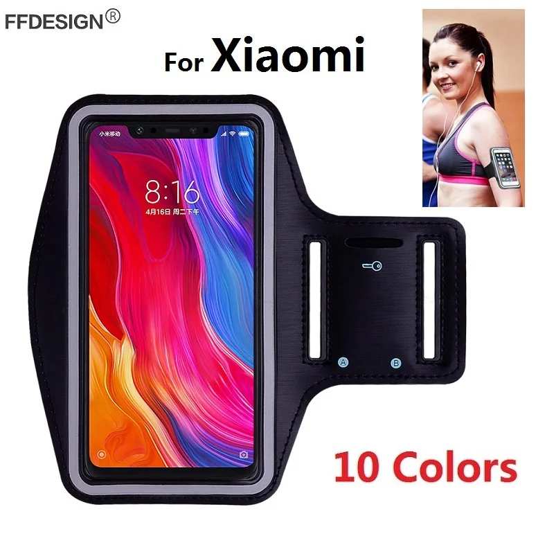 Спортивные для бега браслет контейнер сумка чехол телефона на руку Xiaomi Mi 9 8 SE A2 Lite