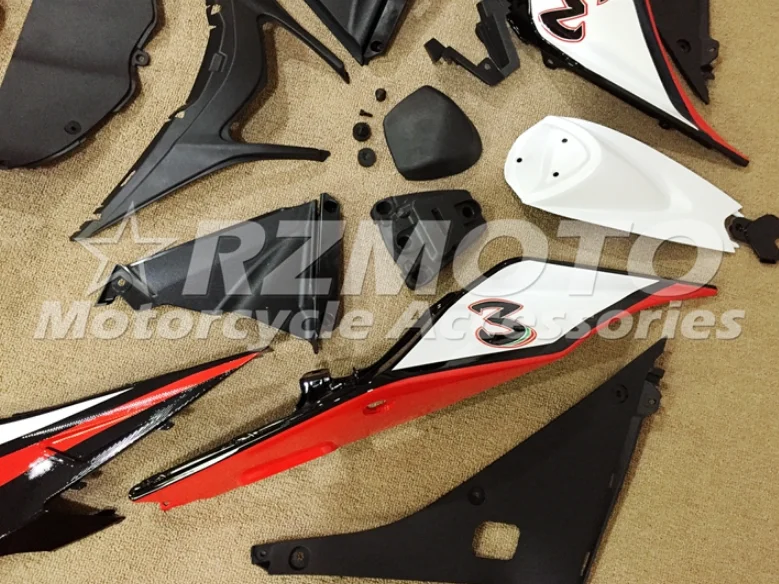 Литьевая Форма ABS Обтекатели комплект подходит для Aprilia RSV4 1000 2009- 09 10 11 12 13 14 пользовательский номер 3