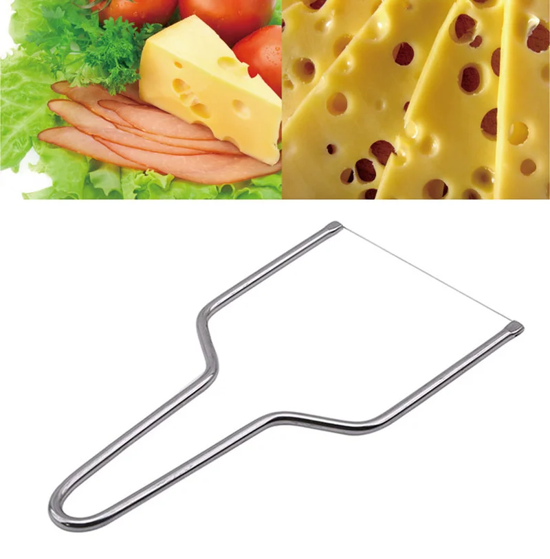 Stainless Steel Eco-Friendly Cheese Slicer Butter Cutting Butter Board Cutter Kitchen Knife Kitchen Tools Cheese Slicer 1 Pcs