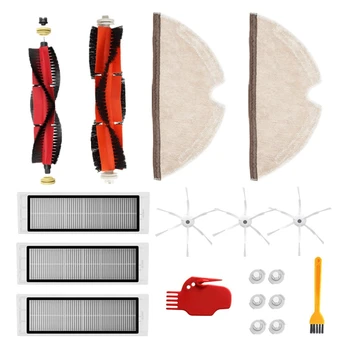 

18Pcs Vacuum Cleaner Accessories Removable Main Brush/Side Brushes/Filters for Xiaomi/Stone/Vacuum Cleaner