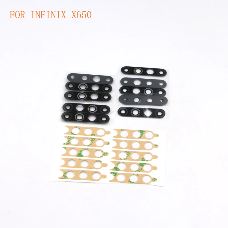 10PCS For INFINIX X623 X624 X624B X62 X626 X650 X652 X653 Camera Glass Lens Cover With Adensive smartphone lens