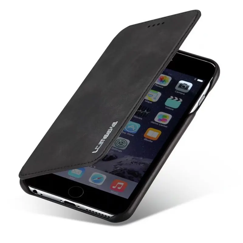 Чехол в стиле ретро для IPhone11 Pro, роскошный флип-чехол из искусственной кожи для IPhone 8, 7, 6 Plus, 11Pro, XS, XR, Max, чехол-книжка, кошелек, чехол, чехлы для телефона