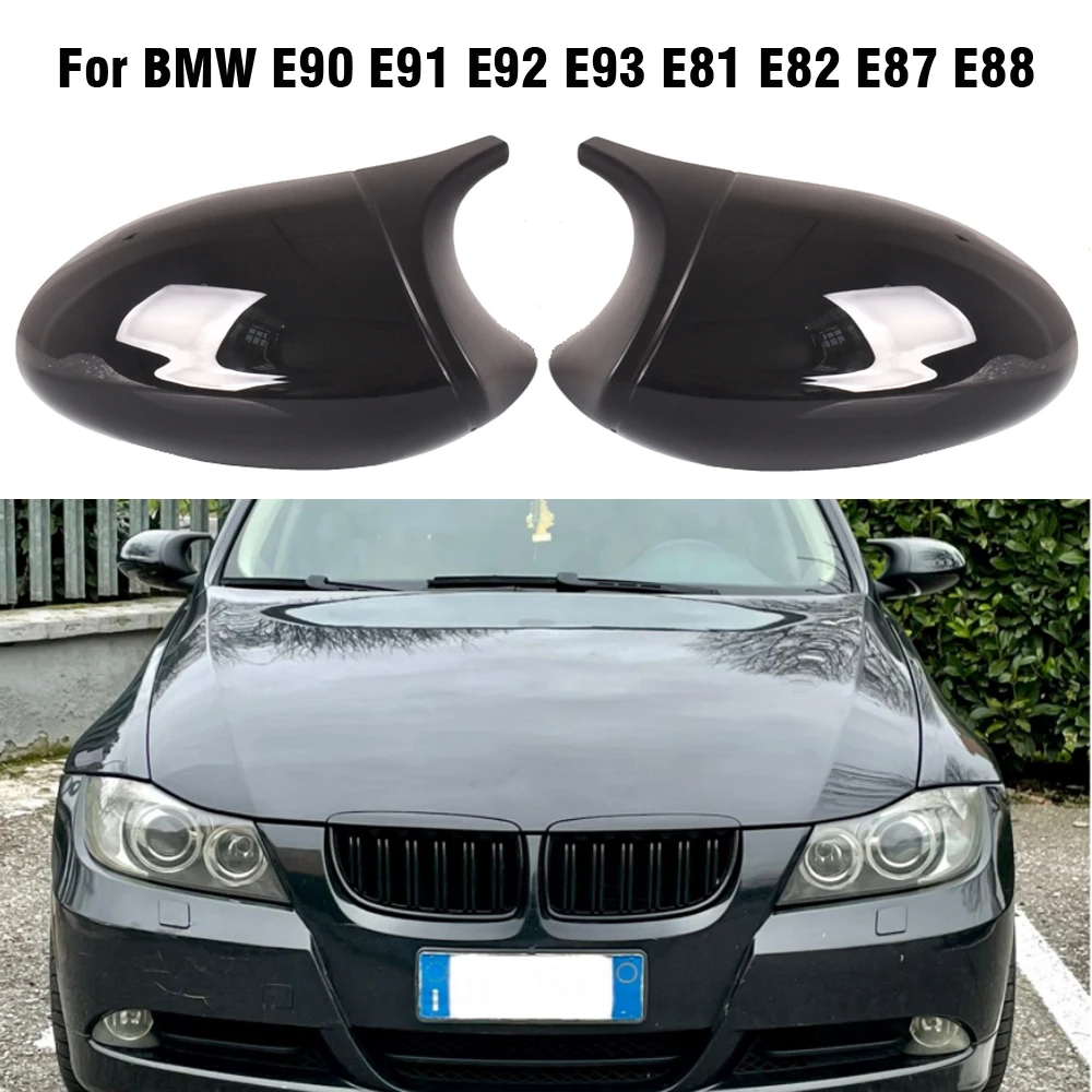 Coppia Calotte Specchio In ABS Per BMW Serie 1 E 3 – Pre-LCI, Fibra Di Carbonio, Copertura Antiusura Per E87 E90 E92