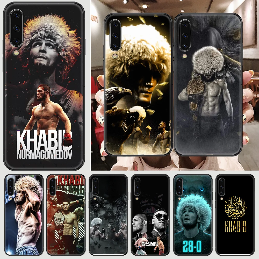 Khabib Nurmagomedov Boxing Phone case For Samsung Galaxy A 3 5 7 8 10 20 21 30 40 50 51 70 71 E S 2016 2018 4G black fashion | Мобильные