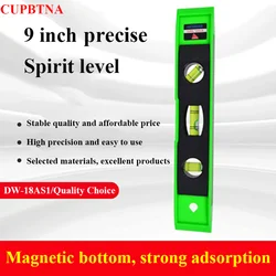 3 Bubble Magnetic ABS Shell Spirit Level Ruler Portable Hot Sale Vertical Horizontal Measure Ruler High Quality Furniture Tool