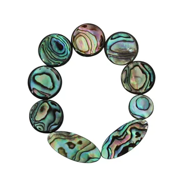 

9Pc Abalone Shell Saxophone Key Button Inlays For Alto/Soprano/Subalto Sax