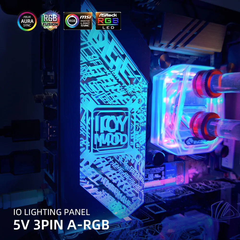 Материнская плата сделай сам RGB 5 В/12 В с подсветкой IO персонализированная
