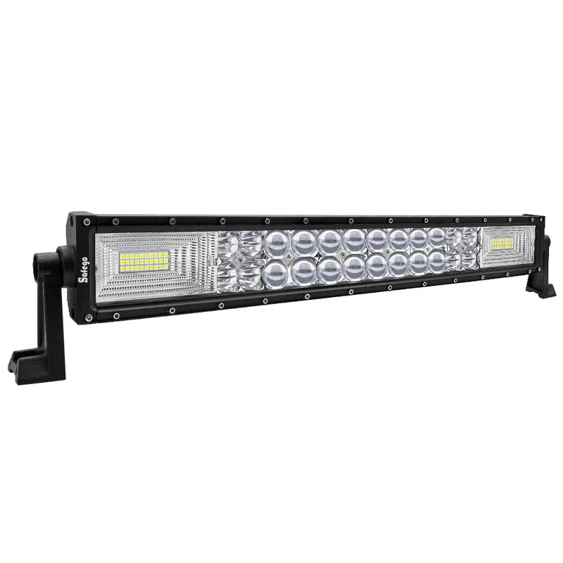 

Safego 24Inch 234W Curved LED Light Bar Flood Spot Combo Beam Offroad Driving Light for Jeep SUV 4x4 Truck Tractor Boat Wrangle