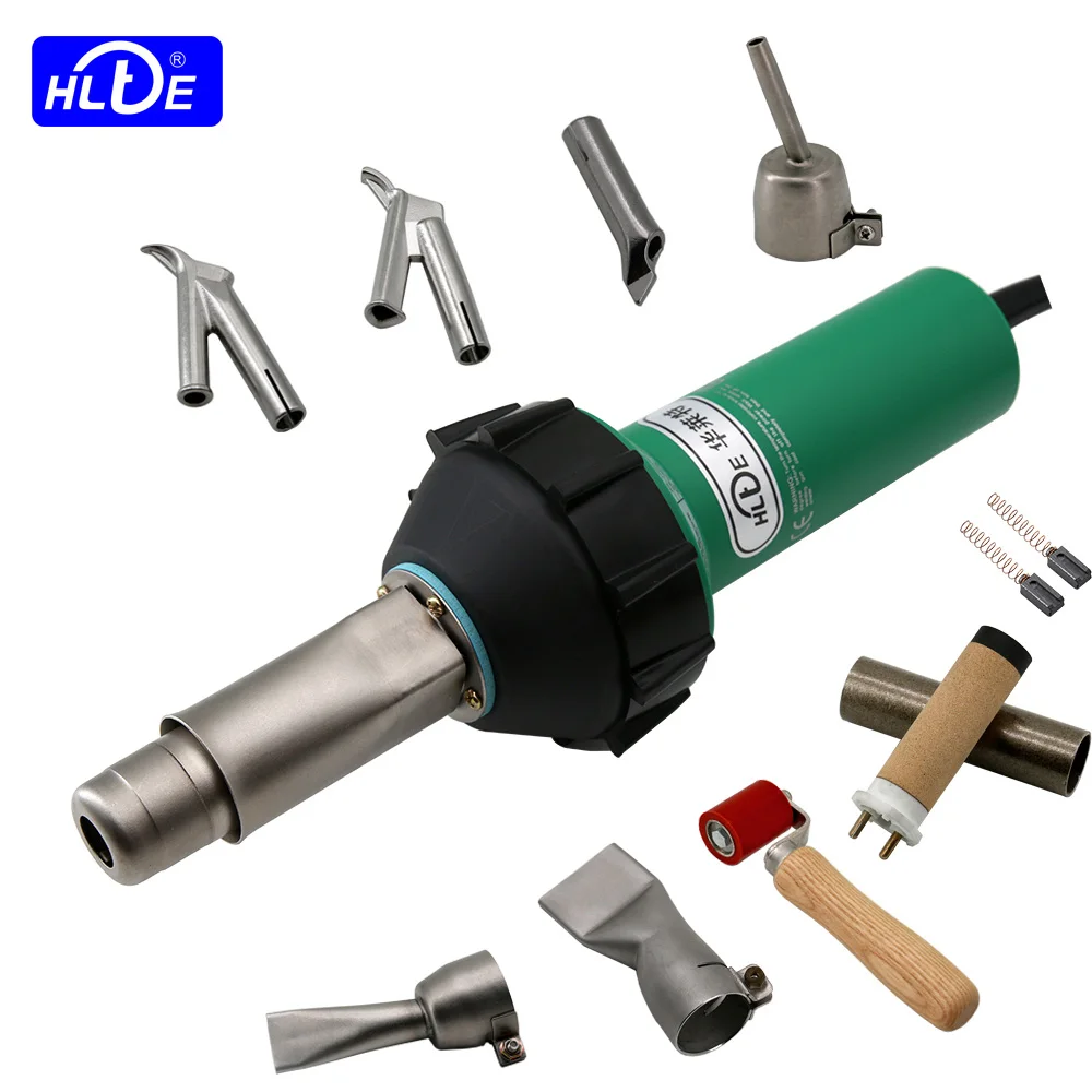 DHL/FedEx 220V/110V 1600W pistola de soldar plástico pistola de aire caliente pistola de calor soldador para PVC vinilo piso, PP, tanque de agua de polietileno Geomembrana