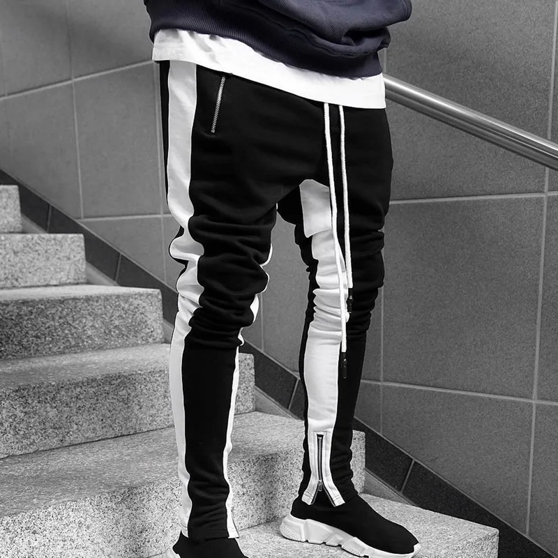 Мужские спортивные штаны для фитнеса 2019 мужская спортивная одежда обтягивающие