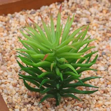 1 шт. иголка искусственной сосны форма суккулент растения декоративные колья и ветер блесны реалистичные цветок сад для дорожек Декор