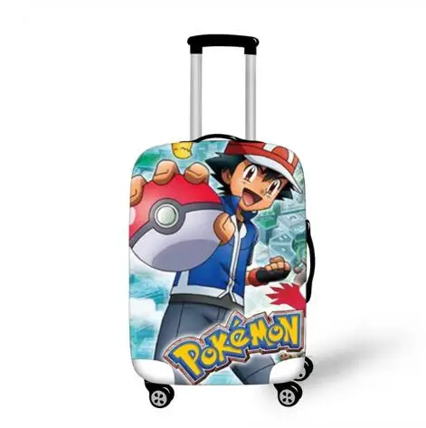 18-32 дюймов Pokemon Haunter Eevee Эластичный Защитный чехол для багажа, чехол для чемодана, пылезащитный чехол, Мультяшные аксессуары для путешествий - Цвет: picture color