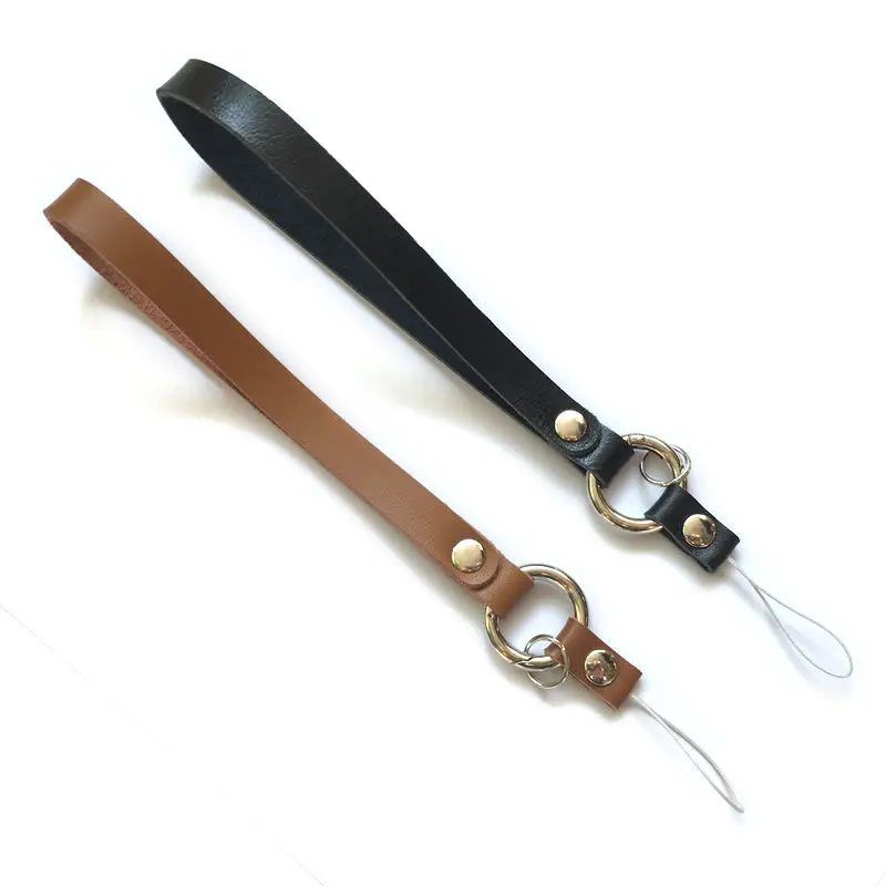 

Geniune Leather Lanyard For Keys mobile Phone wrist straps Adjustable Neck Strap String for Camera GoPro USB Flash Drives Keys