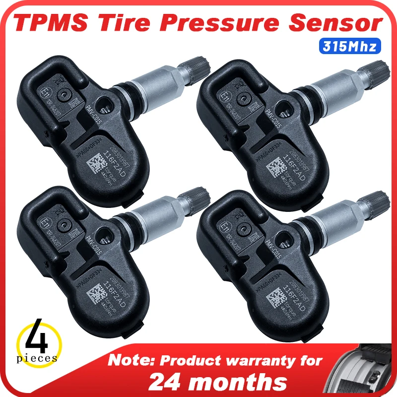 New Complete Set of 4 TPMS Tire Pressure Sensor PMV-C015 Fits for Toyota Camry