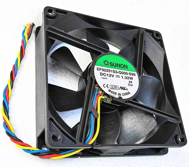 Sunon EF92251S3-Q000-S99 92 мм 9225 12 В 1,32 Вт бесшумный вентилятор чехол для компьютера PWM вентилятор с контролем температуры