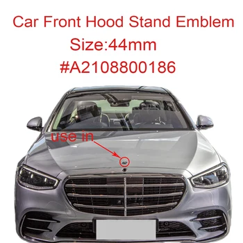 

For W204 C180 C200 W210 W220 W212 W221 For Mercedes Benz Car Front Hood Stand Emblem Badge Metal Star Logo Vehicle Accessories