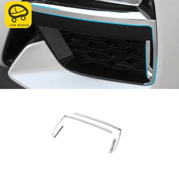 

CARMANGO for BMW X3 G01 X4 G02 2017-2020 Car Front Fog Light Protector Cover Guard Frame Decoration Sticker Exterior Accessory
